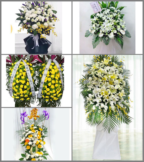 福建三明大田县均溪镇和丰村白事花篮预定
